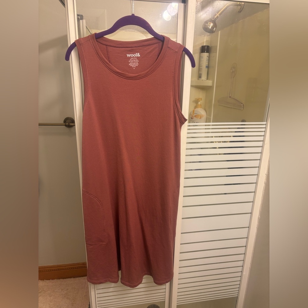 ITEM HAS SOLD Wool& Sierra Tank  Dress size medium regular in mauve